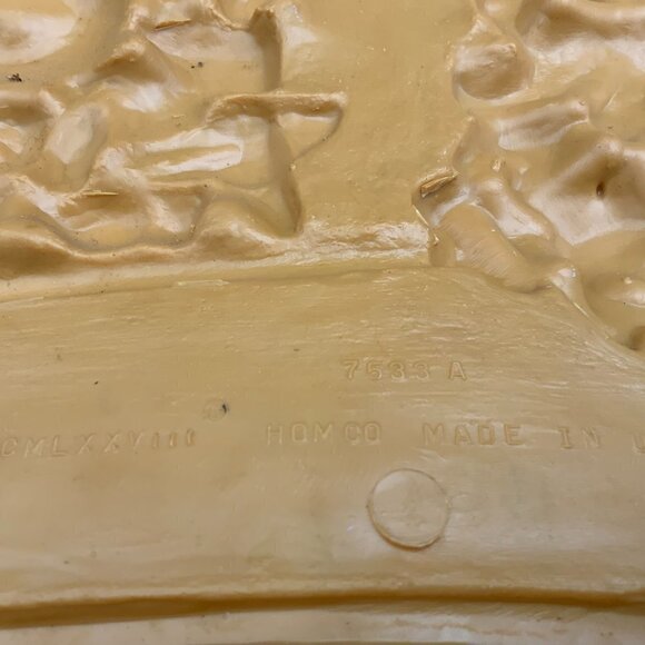 Homco~Home Interior Fruit Basket 7533A Wall Hanging Plastic ~1978~USA - Picture 6 of 6